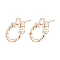 Orecchini Rosato Donna Storie in Argento Zirconia RZ0002 - RZ0002